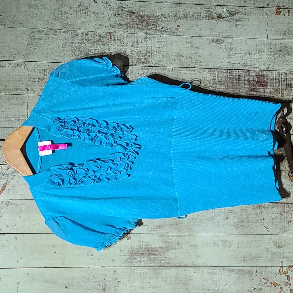 HeartSoul blue short sleeve sweater